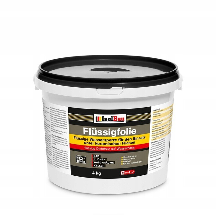 IsolBau FLEXIBLE FLÜSSIGFOLIEN-BAD-ISOLIERUNG 4kg