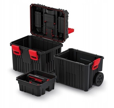Systemkoffer-Set Werkzeugkoffer Koffer Rollwagen Werkstattwagen Aufbewahrung