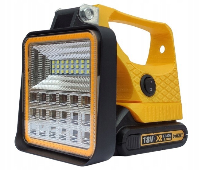 ARBEITSLEUCHTE FÜR DEWALT 18V BATTERIE-Taschenlampe  Baulampe Baustrahler