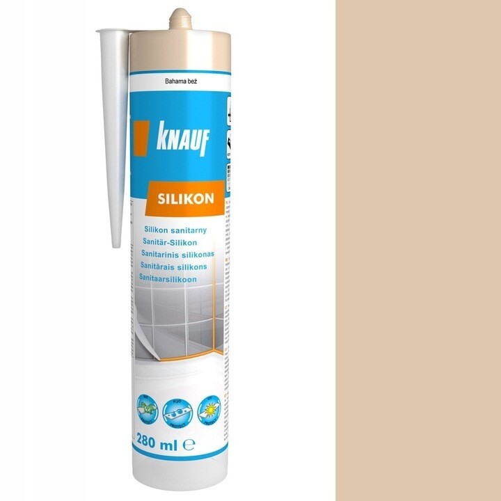 10x  Sanitärsilikon KNAUF Bahamabeige 280ml