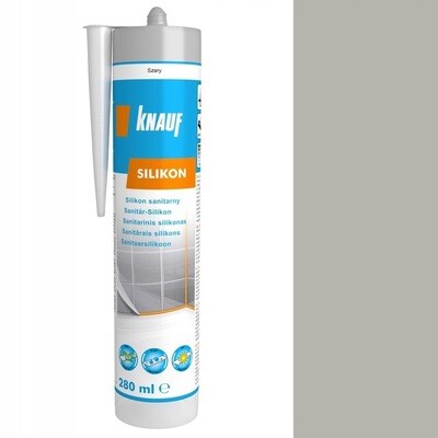 Sanitärsilikon KNAUF grau 280ml Sanitärsilikon KNAUF grau 280ml