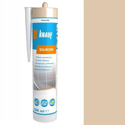 Sanitärsilikon KNAUF Bahamabeige 280ml Sanitärsilikon KNAUF Bahamabeige 280ml
