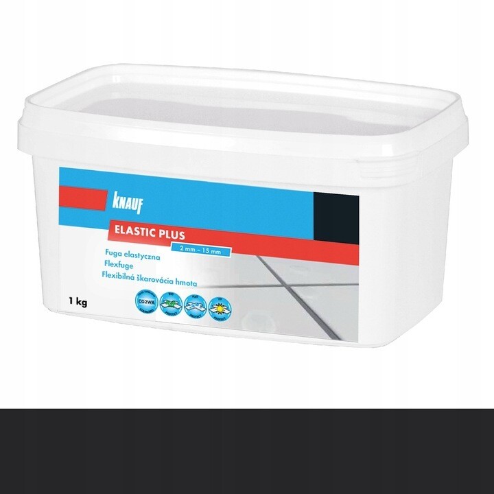 Elastischer Fugenmörtel KNAUF ELASTIC PLUS schwarz 1kg