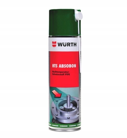 WÜRTH WURTH HOCHTEMPERATURFETT HTS mit PTFE 500ml 0893128037