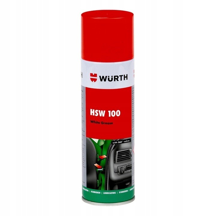 WÜRTH WURTH HSW-100 Haftfett weiß – 500 ml 0893104500