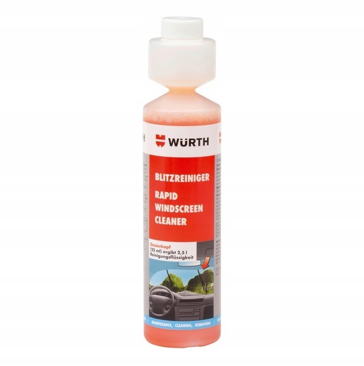 WÜRTH WURTH Scheibenreiniger Blitzreiniger TopDos 250ml 0892333250