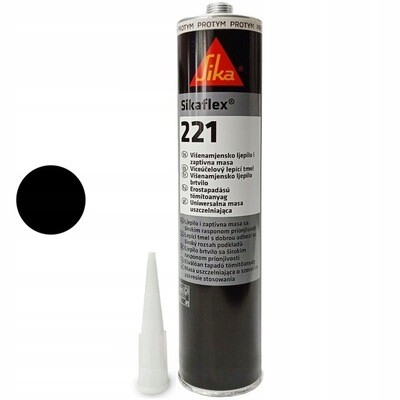 Sikaflex 221 schwarz 300 ml SIKA Klebedichtstoff
