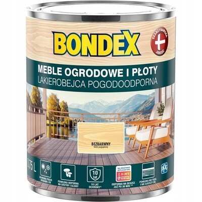 Bondex Lackbeize Wetterbeständiges Beize Holzfarbe farblos 0,75 l