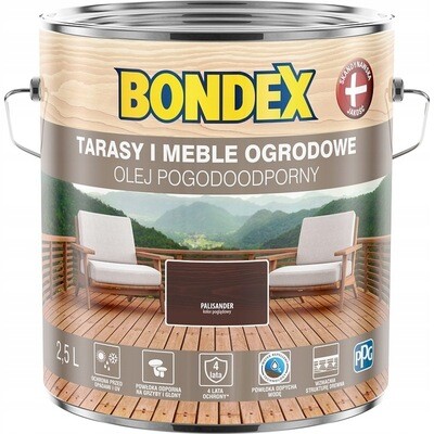 Bondex WETTERFESTES ÖL Holzöl Farbe Rosenholz 2,5l