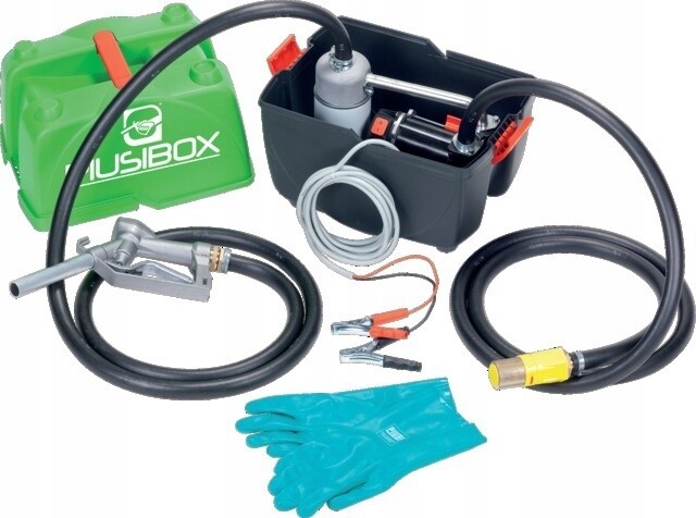 Set Dieselkraftstoff im Koffer 12V 45l/min Tragbare 12V Pumpe mobile Tankstelle