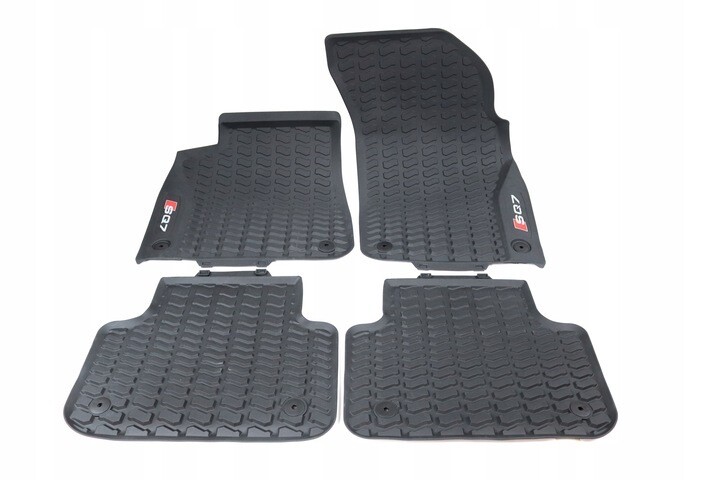 Original AUDI Q7 SQ7 Fussmatten GUMMIMATTEN VORNE & Hinten 4M1061221B041 4M1061512041