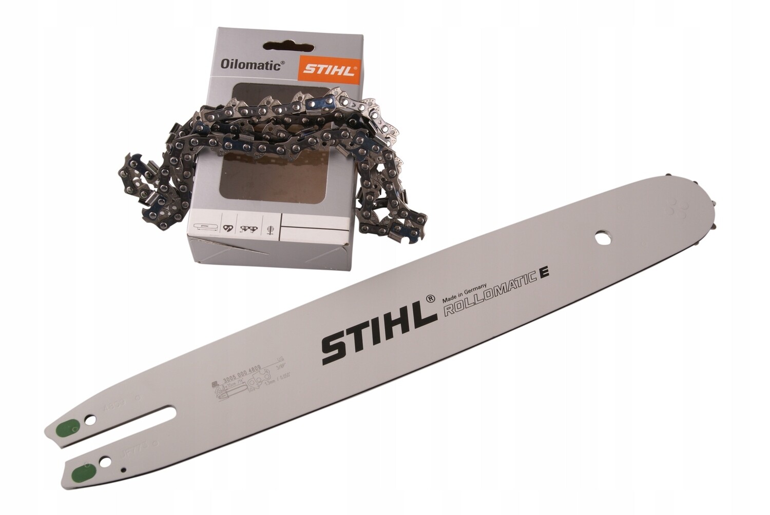 STIHL MS180 023 025 MS230 MS251 KETTENFÜHRUNG Schwert Set