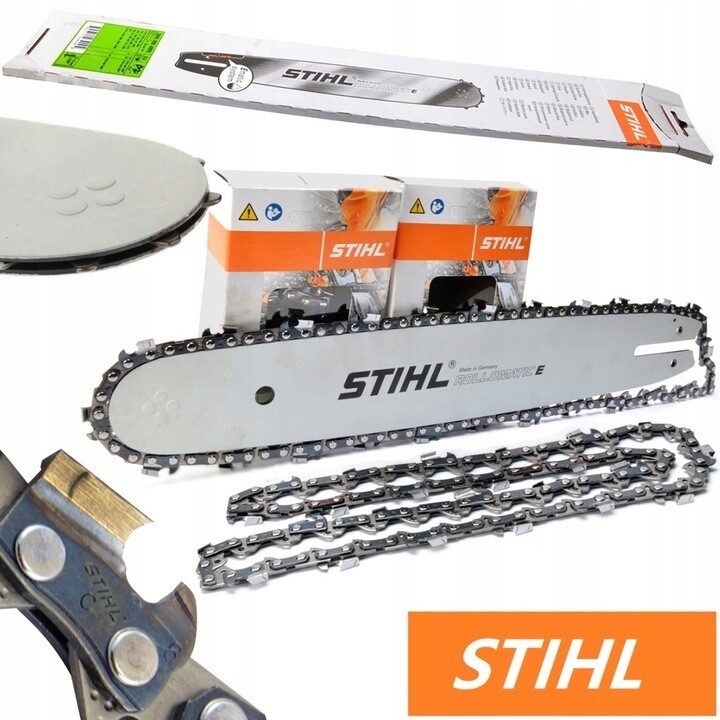 STIHL ROLLMATIC E BAR + 2 STIHL PICCO SUPER KETTEN