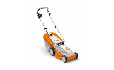 Stihl Elektro Rasenmäher RME 235 + Profi-Handschuhe (1200 W, 33 cm). Leichter und wendiger Starter Set Stihl Elektro Rasenmäher RME 235 + Profi-Handschuhe (1200 W, 33 cm). Leichter und wendiger Starter Set