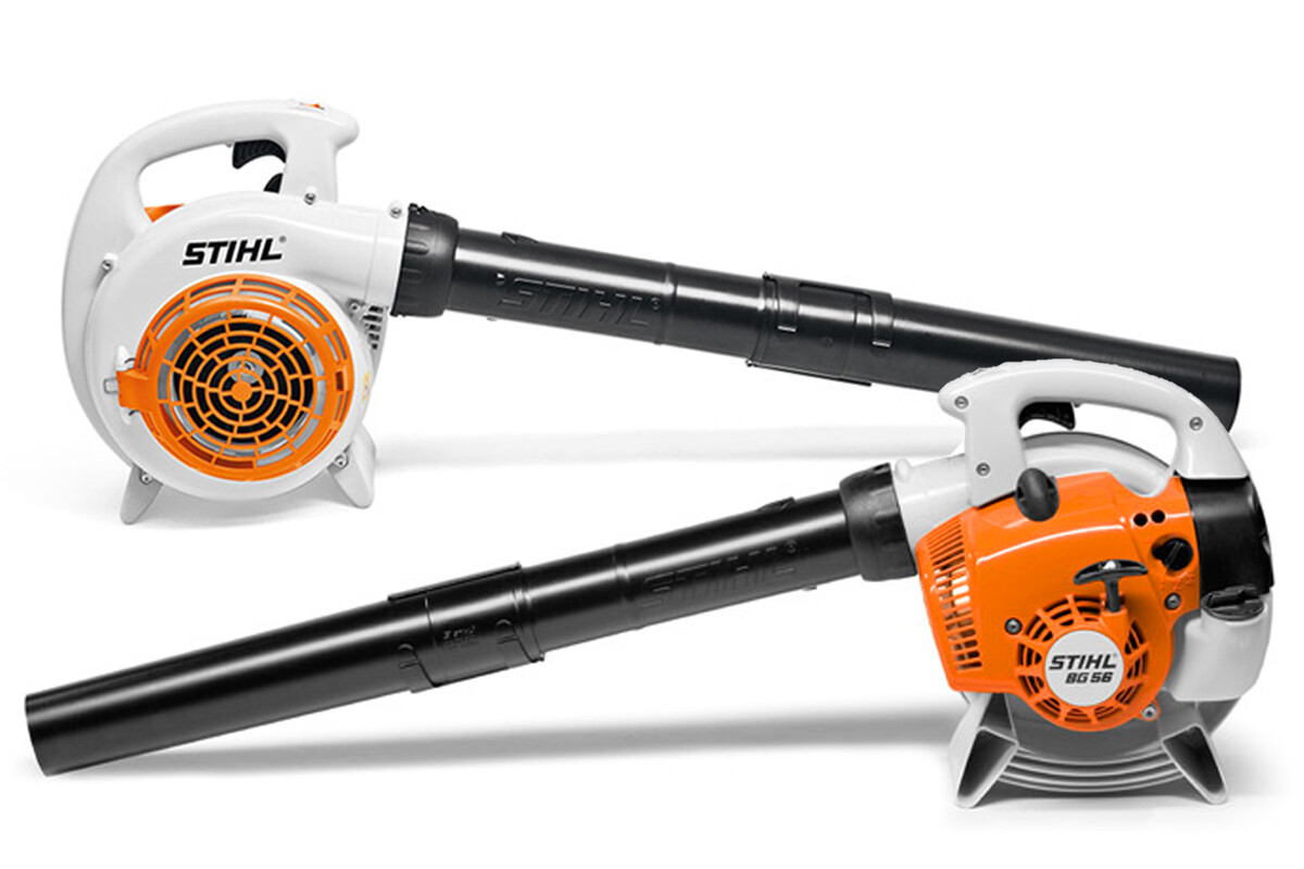 Stihl BG 56 Benzingebläse Laub Gebläse + ProfiHandschuhe, (71 m/s, 13 N),