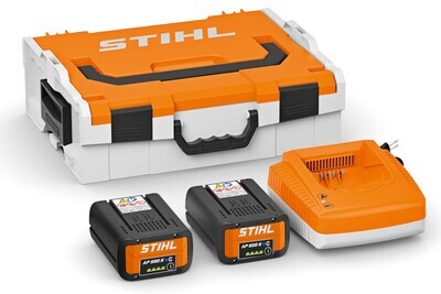 Stihl Power-Box 3: Set mit 2 Akkus AP 500 S und Ladegerät AL 500 EA012000001