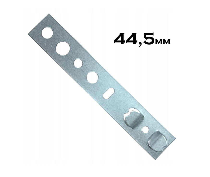 50x verzinkte Stahl Montageanker Eindrehanker U-Profil Fensterbefestigung DRUTEX ALUPLAST Gealan 8000 und 9000, Kbe/Profine70  44,5mm