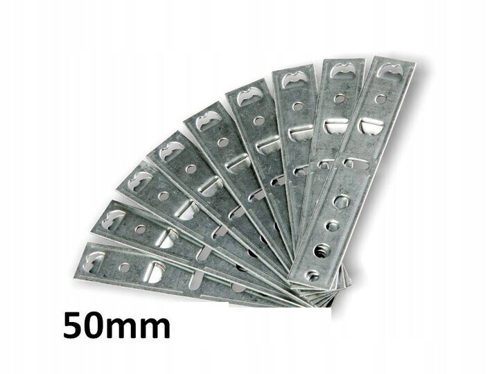 1000x verzinkte Stahl Montageanker Eindrehanker U-Profil Fensterbefestigung DRUTEX ALUPLAST 50mm 1000x verzinkte Stahl Montageanker Eindrehanker U-Profil Fensterbefestigung DRUTEX ALUPLAST 50mm