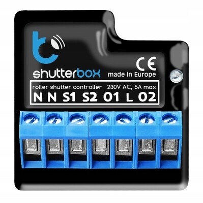 BleBox ShutterBox DC WiFi 12-24V Android iOS Controller für Jalousien SmartHome