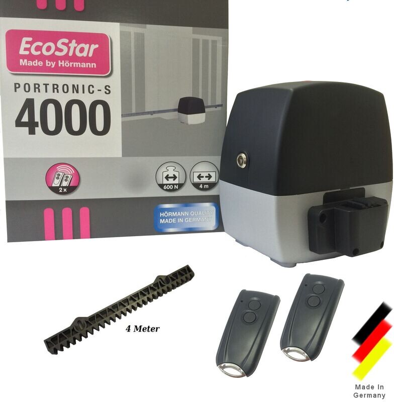 Hörmann EcoStar Portronic S4000 Schiebetorantrieb + 2 Handsender Antrieb Hoftor