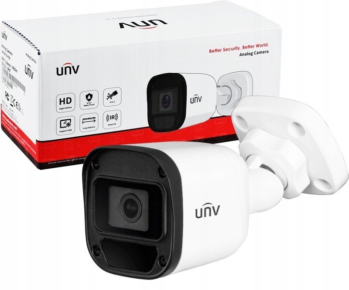 Uniarch CCTV-Außenkamera 5 MPx 2,8 mm TVI CVI AHD IR20 UAC-B115-F28 Uniarch CCTV-Außenkamera 5 MPx 2,8 mm TVI CVI AHD IR20 UAC-B115-F28