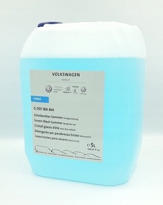 Original VW Scheibenreiniger G055184M4 Fertigmix Reiniger Scheibe Sommer 4x5 Liter Kanister 20l