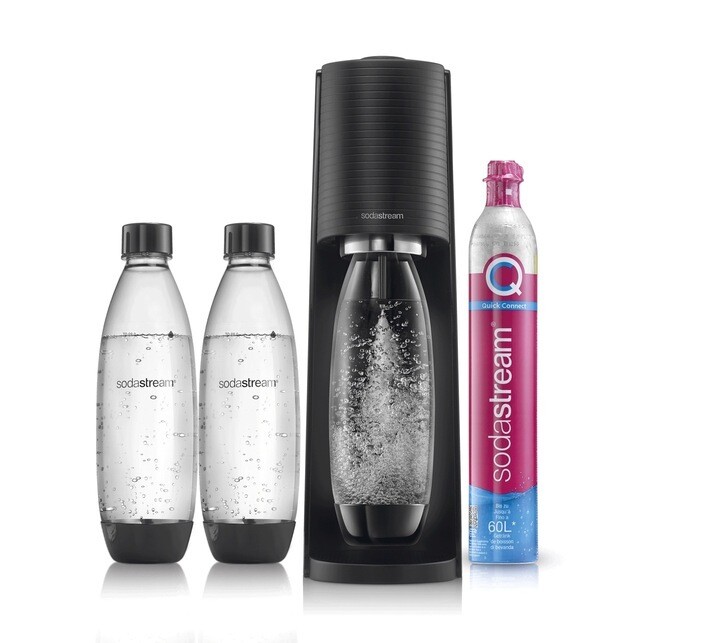 SodaStream Terra Karbonator + 2 Flaschen à 1 l