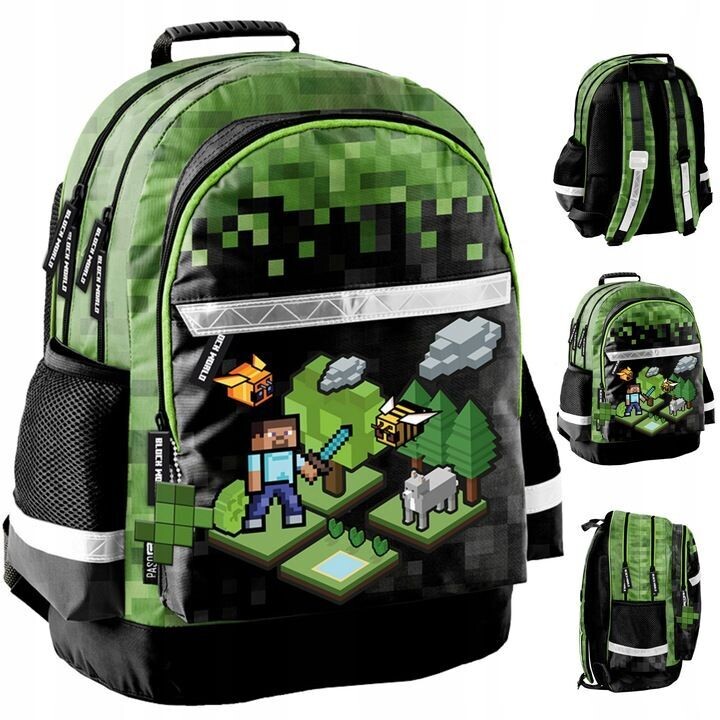 Schulranzen Rucksack Tornister Schultasche Pixel Minecraft 2 Schulranzen Rucksack Tornister Schultasche Pixel Minecraft 2