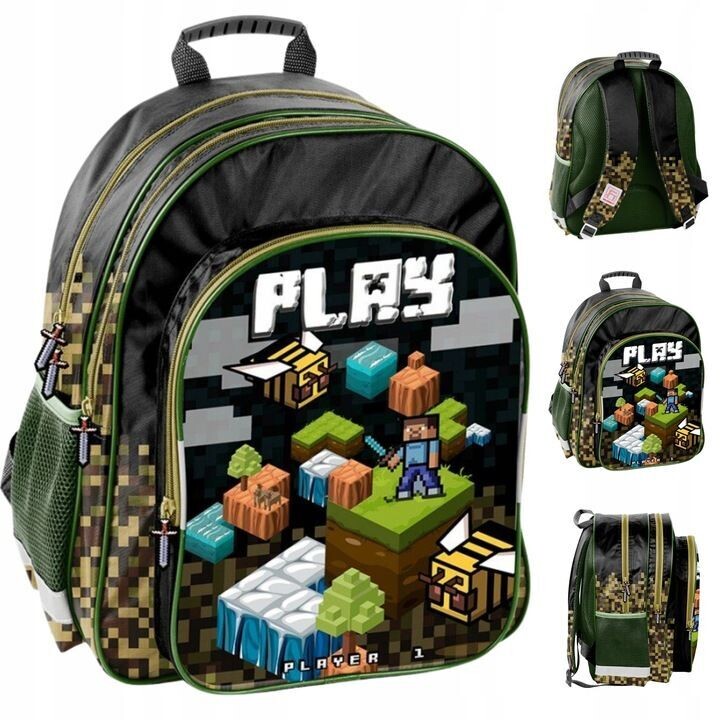 Schulranzen Rucksack Tornister Schultasche Pixel Minecraft 4 Schulranzen Rucksack Tornister Schultasche Pixel Minecraft 4