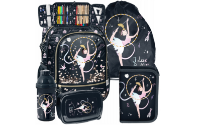 Schulranzen Rucksack Tornister Schultasche BALLET XXXL Starter Set