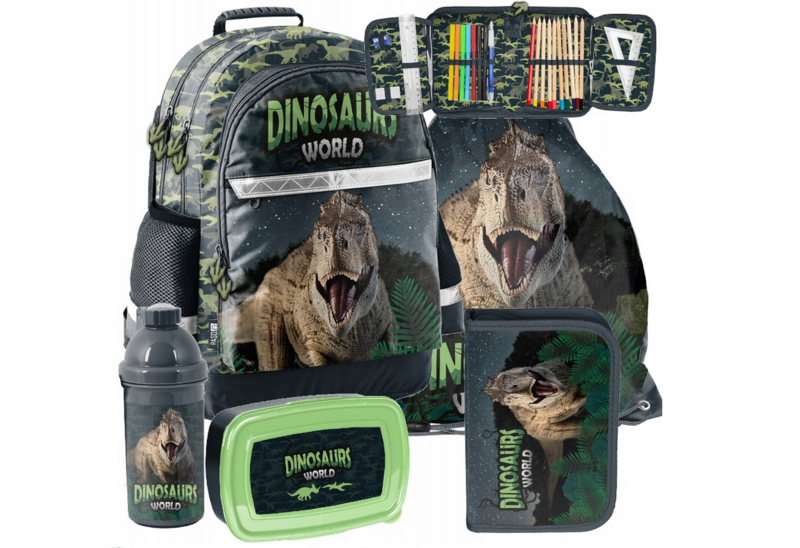 Schulranzen Rucksack Tornister Schultasche DINO XXXL Starter Set 2 Schulranzen Rucksack Tornister Schultasche DINO XXXL Starter Set 2