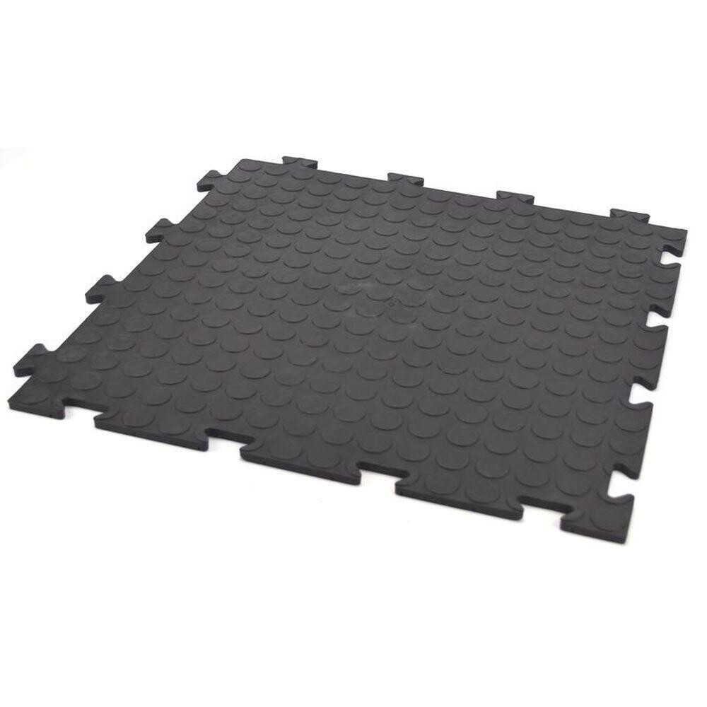 10x PVC Boden Klick Fliesen Platte System Garage Werkstatt Camping Kunststoff