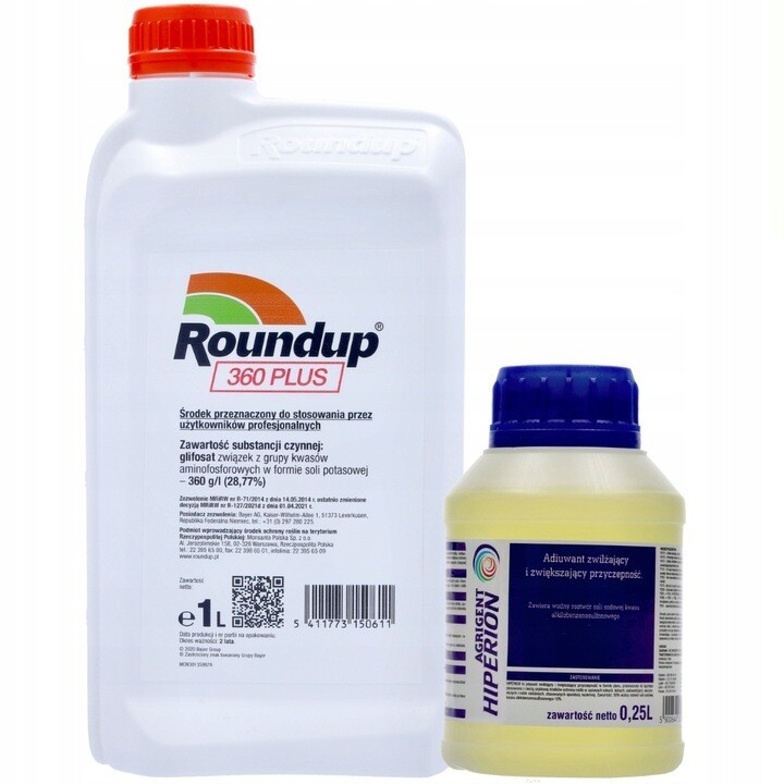 Roundup 360 PLUS 1L + Adjuvans = BESSERE EFFIZIENZ Roundup 360 PLUS 1L + Adjuvans = BESSERE EFFIZIENZ