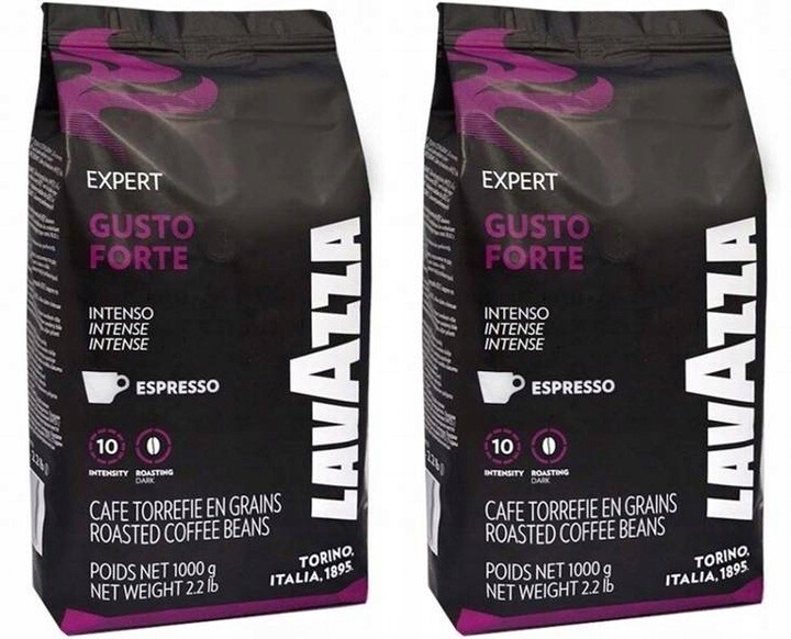 Kaffeebohnen LAVAZZA EXPERT GUSTO FORTE 2kg 2x1kg Kaffeebohnen LAVAZZA EXPERT GUSTO FORTE 2kg 2x1kg