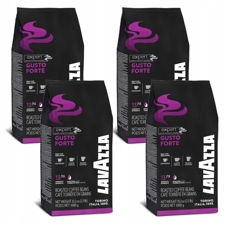 Kaffeebohnen LAVAZZA EXPERT GUSTO FORTE 4kg 4x1kg Kaffeebohnen LAVAZZA EXPERT GUSTO FORTE 4kg 4x1kg