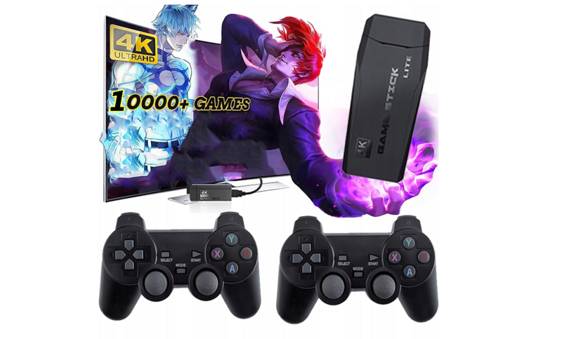 TV-SPIEL-RETRO-KONSOLE + 2 PADS + 3000 SPIELE TV-SPIEL-RETRO-KONSOLE + 2 PADS + 3000 SPIELE