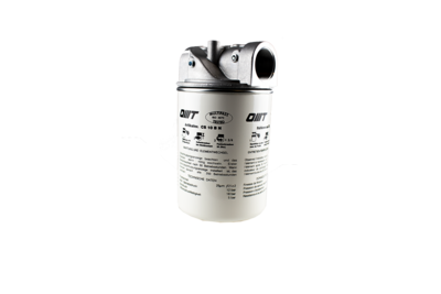 Spaltrohr-Rücklauffilter, hydraulisch, eingesetzt in hydraulischen Anlagen, z.B. für Kräne oder Aufzüge Hydraulik-Rücklauffilter OMTI10BNR