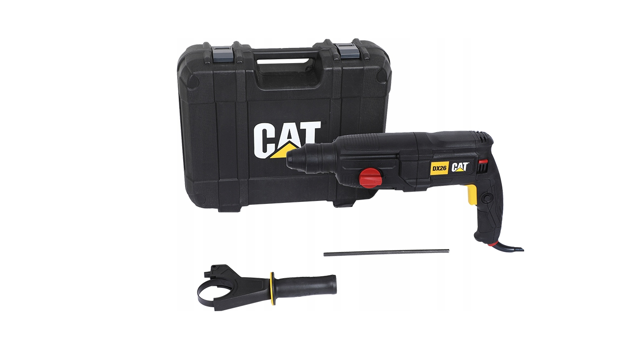 Schlagbohrmaschine CAT DX26 SDS+ 800W 3J 26mm Set im Koffer
