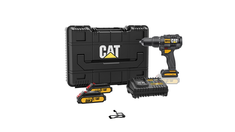Akkuschrauber Brushless Bürstenloser Bohrschrauber CAT DX12 18V 65Nm Set im Koffer Akkuschrauber Brushless Bürstenloser Bohrschrauber CAT DX12 18V 65Nm Set im Koffer