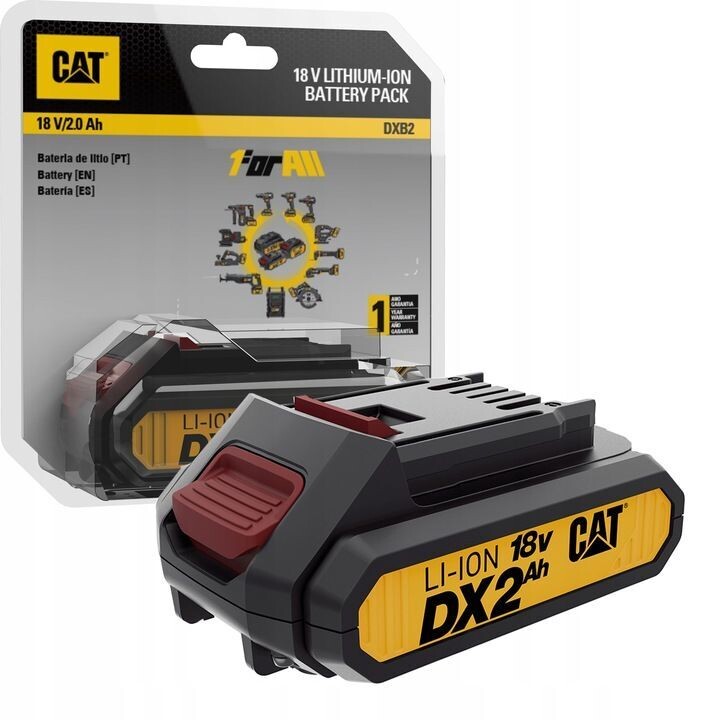 Original Akku Ersatzakku CAT DXB2 18 V 2,0 Ah Lithium-Ionen-Akku