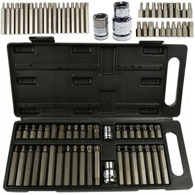 BIT SATZ MIT IMBUS TORX-SCHLÜSSELN 40 Teilig mit Adapter für Ratsche Steckschlüssel BIT SATZ MIT IMBUS TORX-SCHLÜSSELN 40 Teilig mit Adapter für Ratsche Steckschlüssel