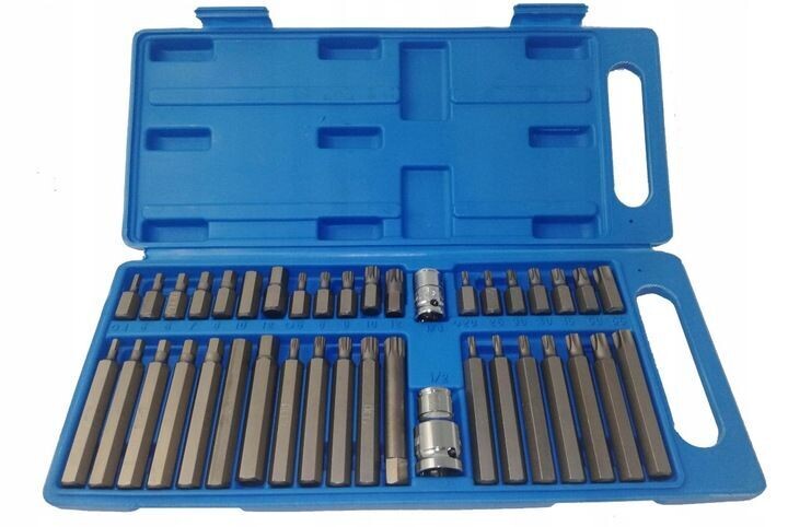BIT SATZ MIT IMBUS TORX-SCHLÜSSELN 40 Teilig mit Adapter für Ratsche Steckschlüssel Set 2