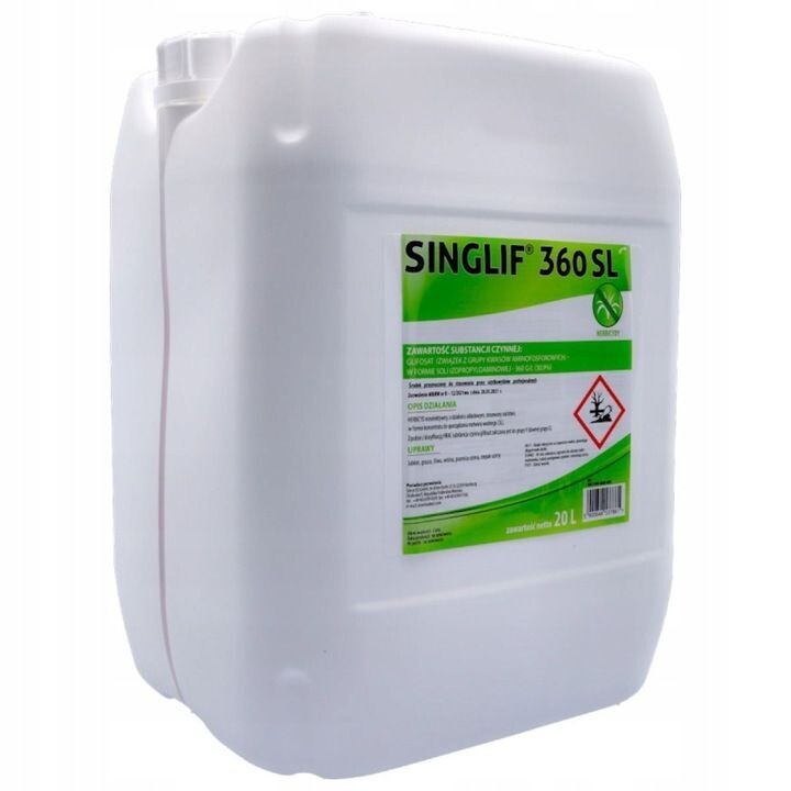 Singlif 360 SL (Glyphosat) 20L für Unkraut Unkrautvernichter Singlif 360 SL (Glyphosat) 20L für Unkraut Unkrautvernichter
