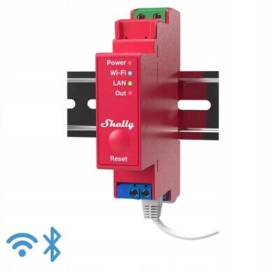 Shelly Pro 1PM Relais WIFI LAN Energiemessung Automat Wandverteiler Elektroverteiler Zählerschrank