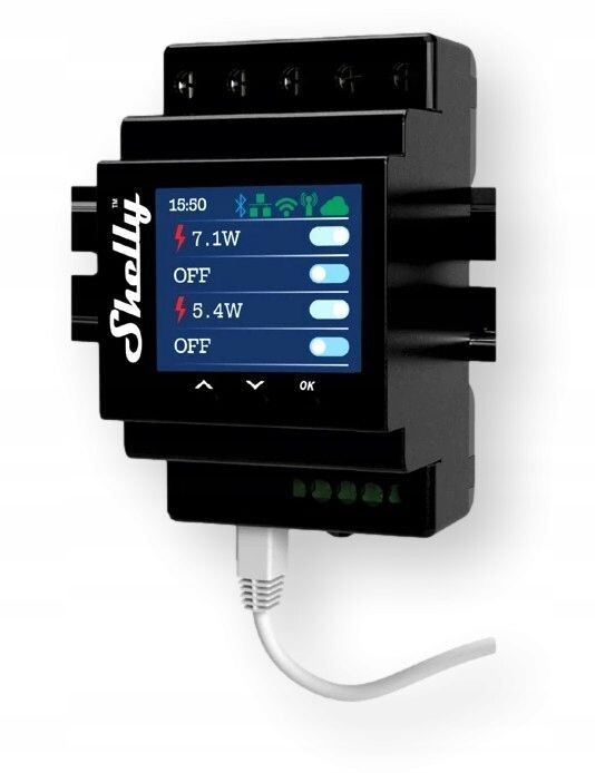Shelly Pro 4PM V2 – 4-Kanal-WIFI/LAN/BL-Relais mit Strommessung für DIN-Schiene Automat Wandverteiler Elektroverteiler Zählerschrank Shelly Pro 16 Shelly Pro 4PM V2 – 4-Kanal-WIFI/LAN/BL-Relais mit Strommessung für DIN-Schiene Automat Wandverteiler Elektroverteiler Zählerschrank Shelly Pro 16