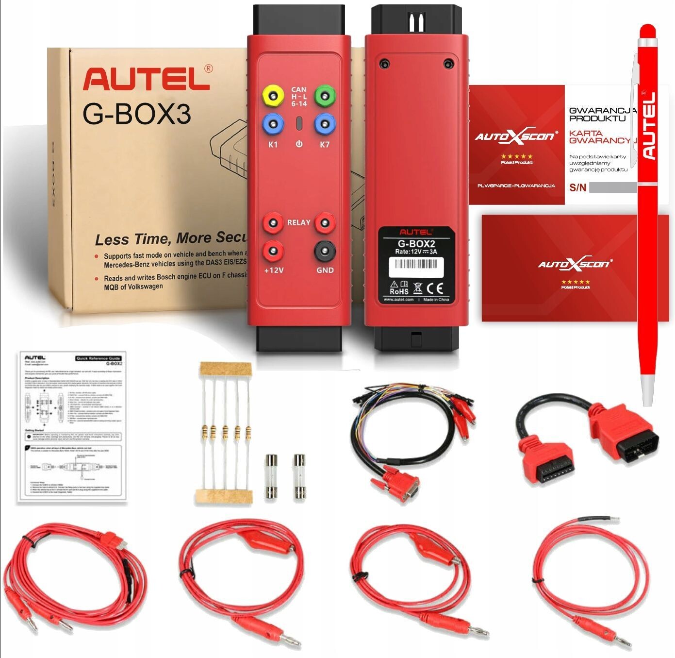 AUTEL G-BOX3 NEUER SCHNELLER MQB IM508 IM608 Mercedes All-Key-Lost