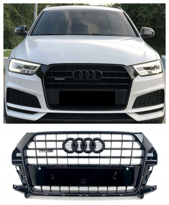 AUDI Q3 8U0 LIFT S-LINE COMPETITION 15-18 GRILL 8U0853653M