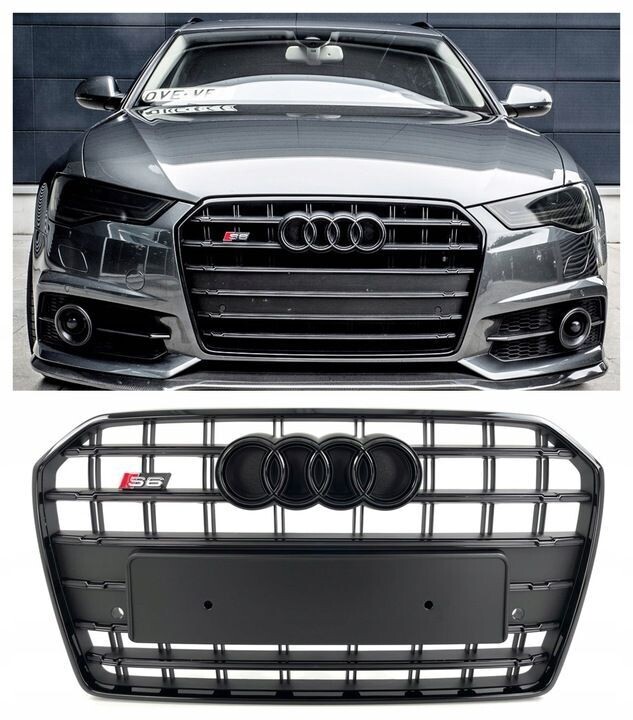 GRILL AUDI S6 A6 C7 LIFT S-LINE SHADOW LINE 4G0853653M 2014-2017