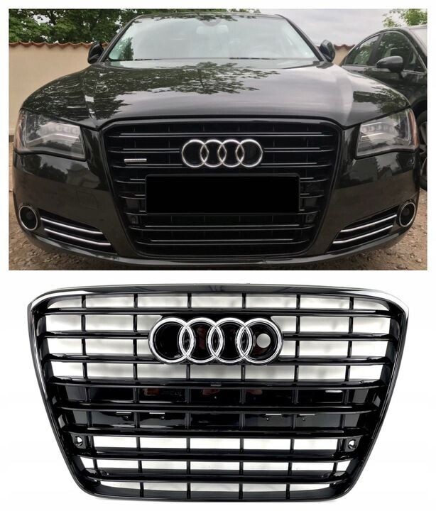 GRILL AUDI A8 D4 4H 2010-2014 4H0853651HT94 Design 2