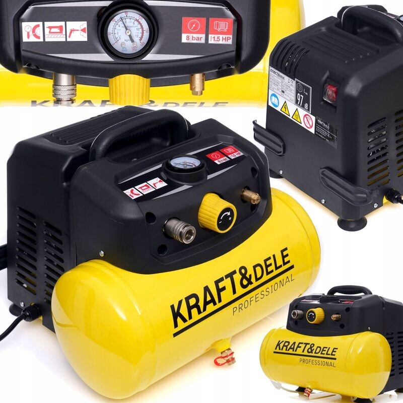ÖLFREIER KOMPRESSOR 6L 1,5PS 8BAR 230V ÖLFREIER KOMPRESSOR 6L 1,5PS 8BAR 230V